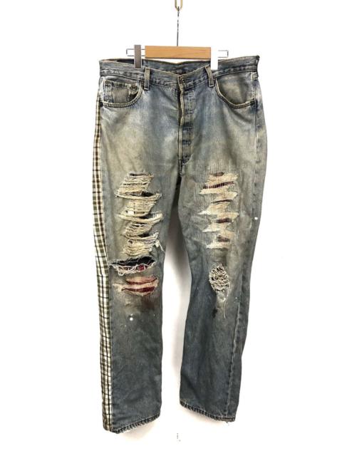 Other Designers Custom - DIY distressed patches jeans