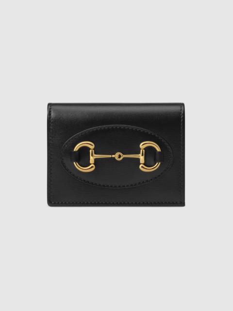 GUCCI Gucci Horsebit 1955 card case wallet
