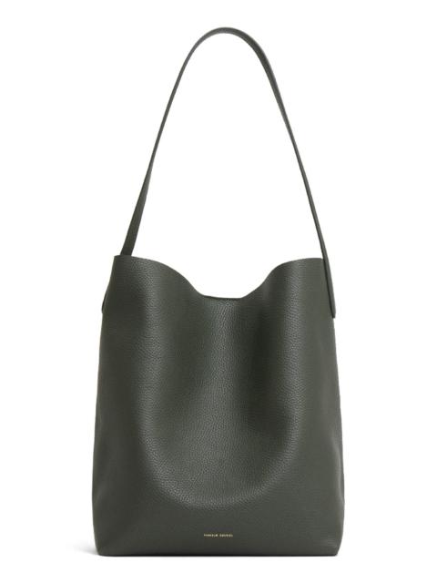 Mansur Gavriel Mansur Gavriel Everyday Cabas Leather Hobo Bag in Seaweed at Nordstrom