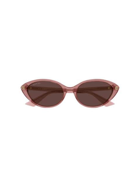 GUCCI Cat-Eye Acetate Sunglasses pink