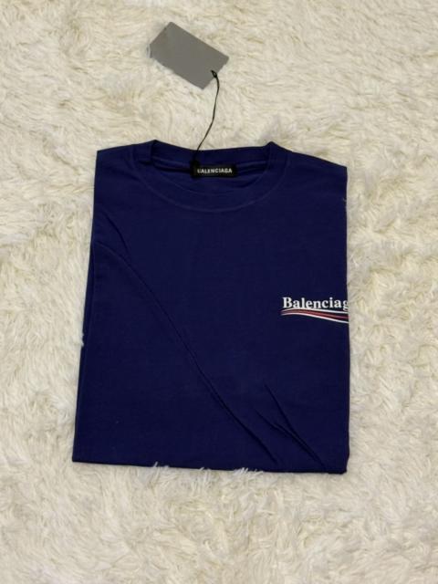 BALENCIAGA Balenciaga deep blue t shirt