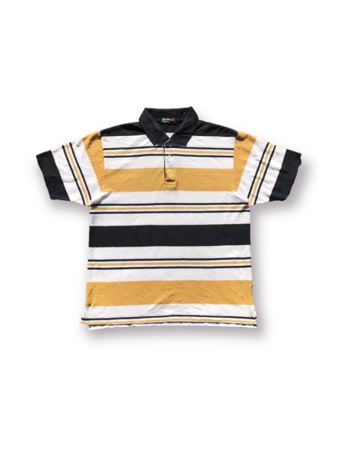 Other Designers Vintage - Benetton Formula 1 Racing team stripe polo shirt