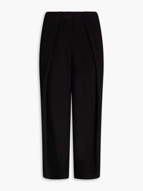 Balmain Cropped crepe tapered pants