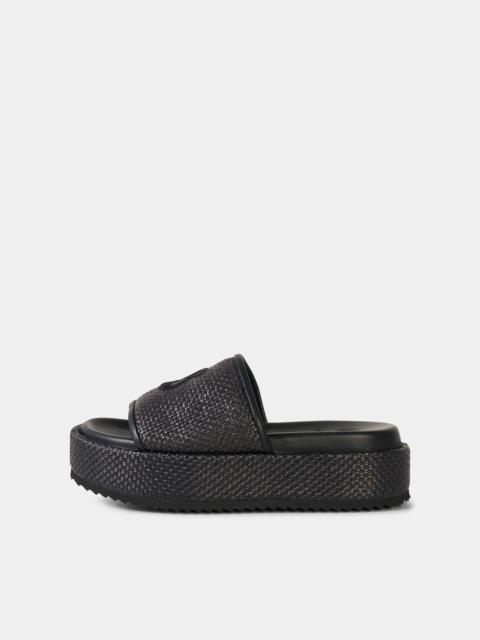 BOGNER Sorrento platform sandals in Black