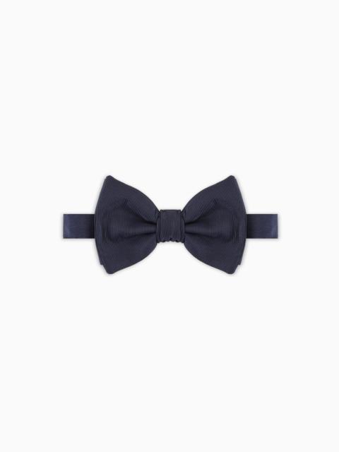 GIORGIO ARMANI Pure silk knotted bow tie