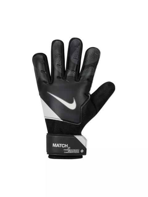 Nike Match Jr. Goalkeeper Soccer Gloves - Black/White