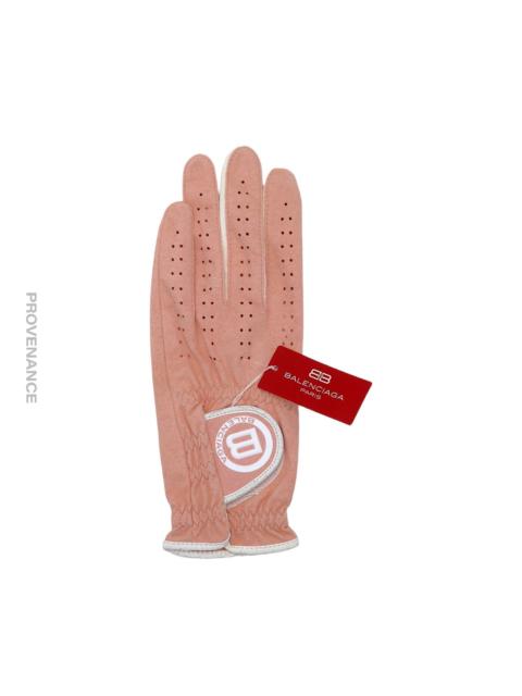 BALENCIAGA Balenciaga Golf Glove - Pink Suede Leather