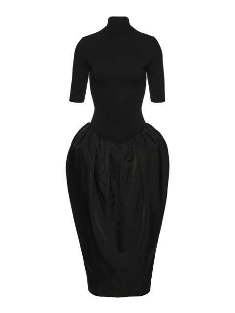 MAGDA BUTRYM Bubble Half-Sleeve Dress black