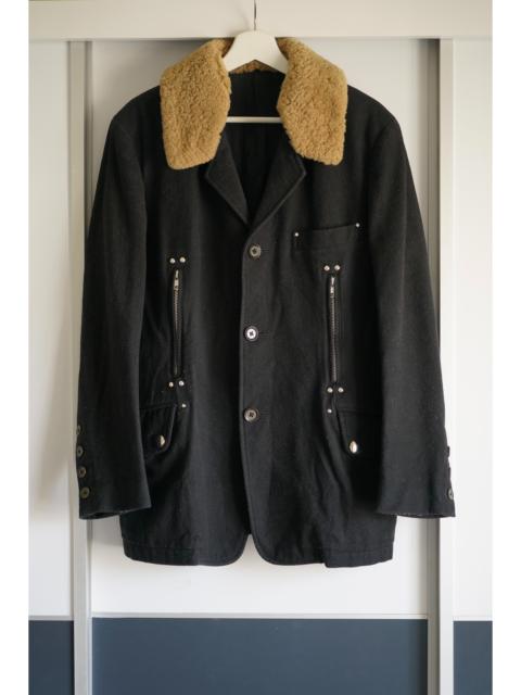 Yohji Yamamoto Yohji Yamamoto 05AW Shearling Wool Cotton Coat
