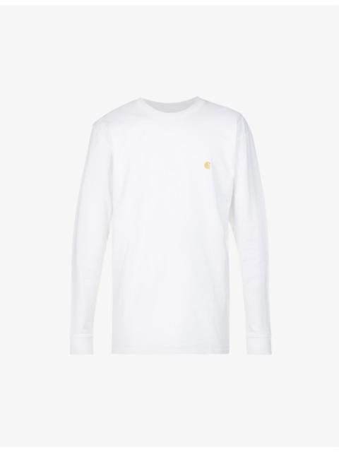 Carhartt Chase logo-embroidered cotton-jersey T-shirt