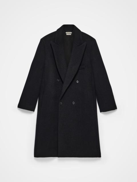 JW Anderson DOUBLE BREASTED FORMAL COAT IN BLACK