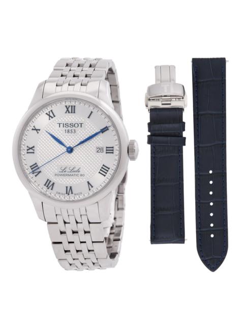 Other Designers Tissot Le Locle Powermatic 80 20th Anniversary Silver Dial Men's Watch T0064071103303