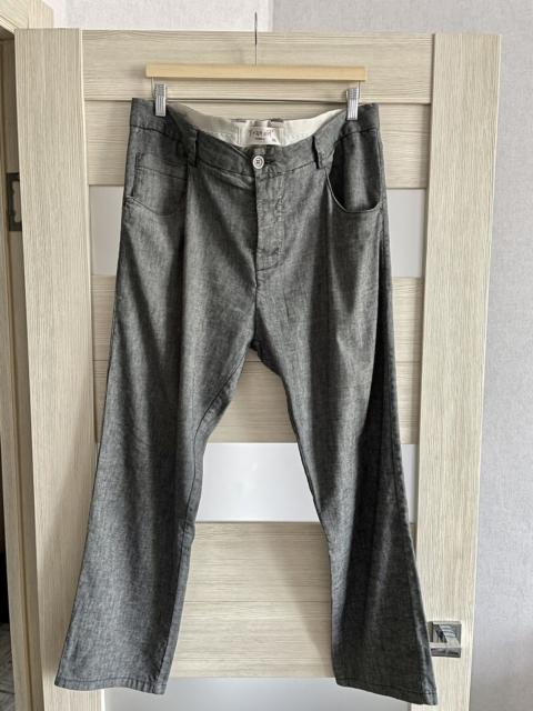Other Designers Transit Silver Colour Effect Linen Pant Trousers Size XL