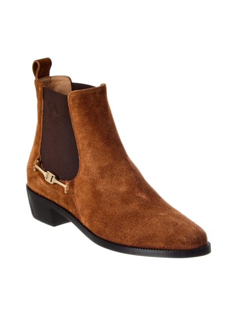 FERRAGAMO Ferragamo Chelsea Suede Bootie