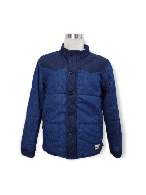 Japan Blue - MOMOTARO JEANS Indigo Blue Comboy Padded Denim Jacket