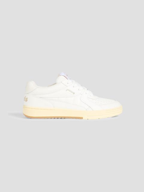 Palm Angels University quilted leather sneakers