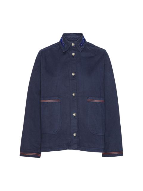 HENRIK VIBSKOV WHEEL WORK SHIRT - PEACOAT