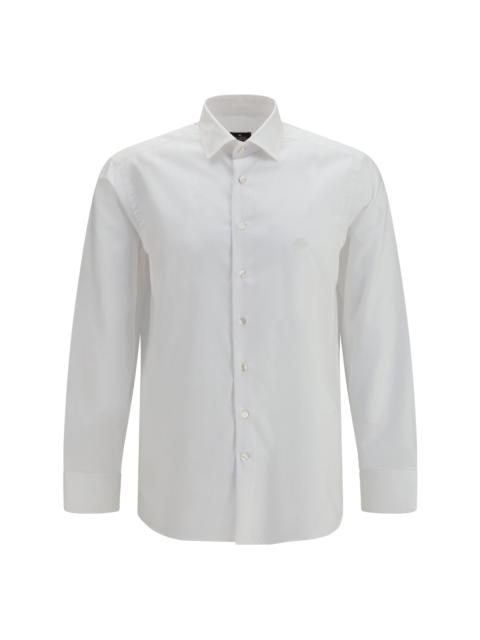 Etro Etro Roma Cotton Shirt with Pegaso Logo White