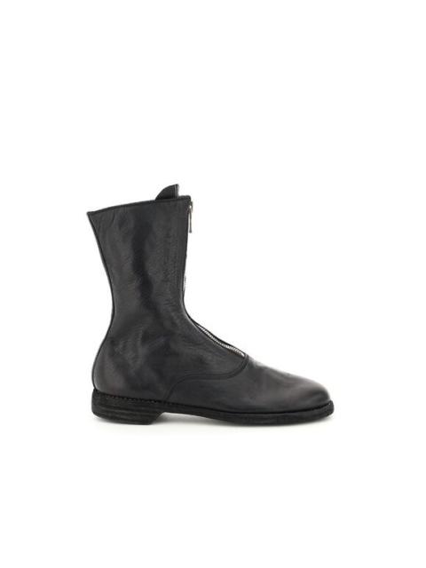 Guidi Guidi Women Front Zip Leather Ankle Boots