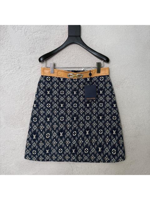 Louis Vuitton Louis Vuitton LV Logo all-over print 1854 series A-line casual skirt