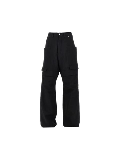 Rick Owens Rick Owens Men Wool Canvas 'Stefan' Cargo Pants