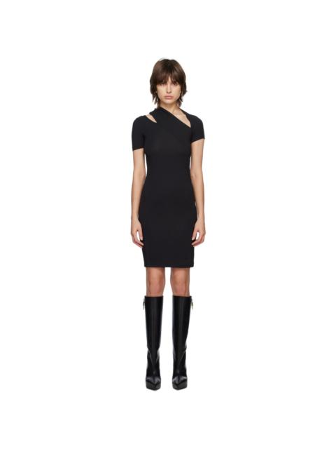 Helmut Lang Black Slash Tee Midi Dress
