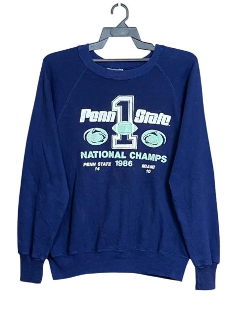 Other Designers VINTAGE 80s PENN STATE LIONS NATIONAL CHAMPS 1986 SWEATSHIRT