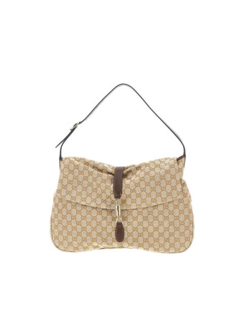 GUCCI Gucci Large Jackie Flap Bag Brown