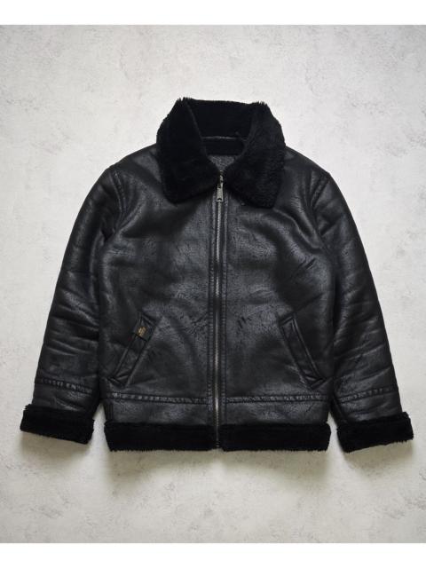 ALPHA INDUSTRIES Alpha Industries B3 Aviator Bomber Jacket Faux Shearling