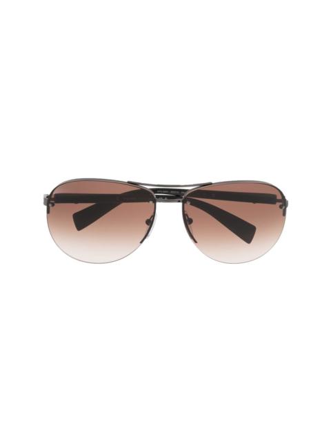 gradient lens round sunglasses