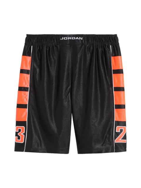 Jordan Jordan Brooklyn Cat Scratch Shorts in Black/Infrared at Nordstrom