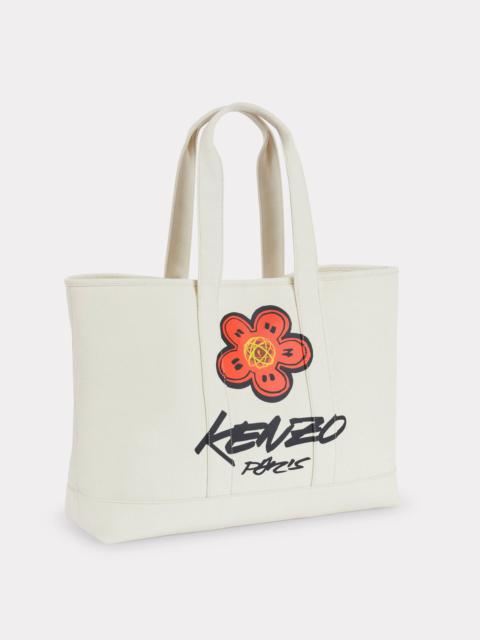 KENZO 'Kenzo x Futura 2000' large tote bag 'Kenzo Utility' in canvas