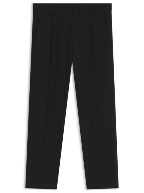 HUGO MODERN-FIT TROUSERS IN STRETCH DOBBY