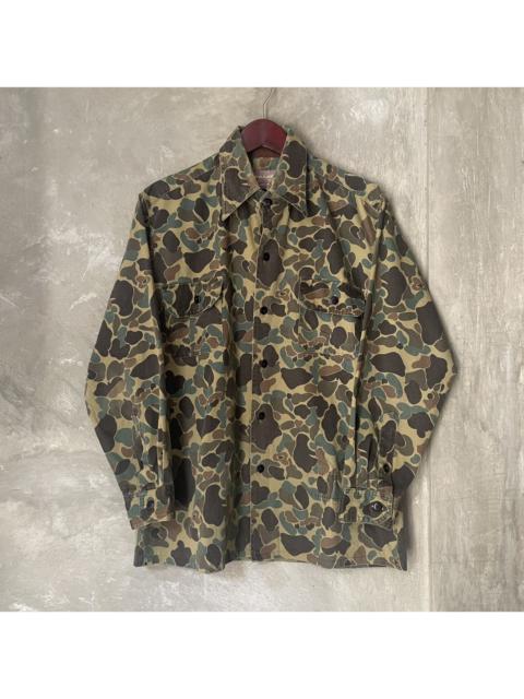 Vintage Hunting Shirt Duck Hunter Camouflage Japanese Brand