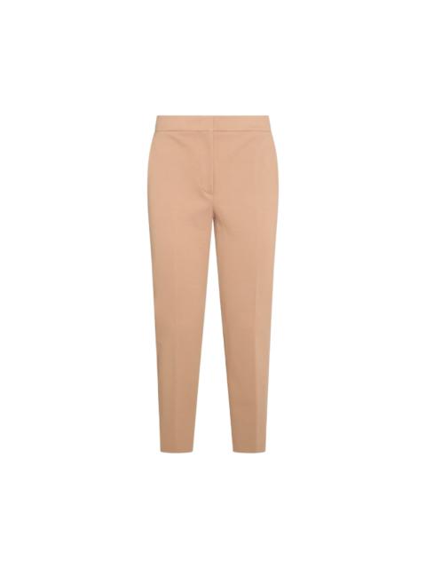 Max Mara Beige Cotton Pegno Pants