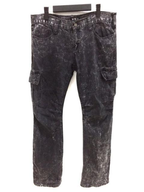 Other Designers Japanese Brand K.U.I Acid Wash Multipocket Cargo Pant