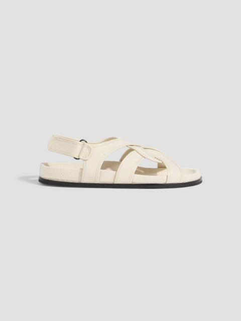 TOTEME Canvas slingback sandals