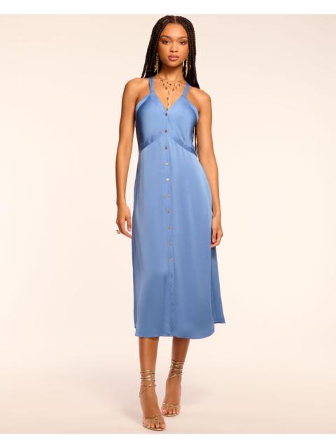 RAMY BROOK Cynthia V-Neck Button Down Midi Dress