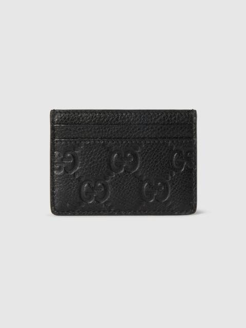 GUCCI GG Emblem card case