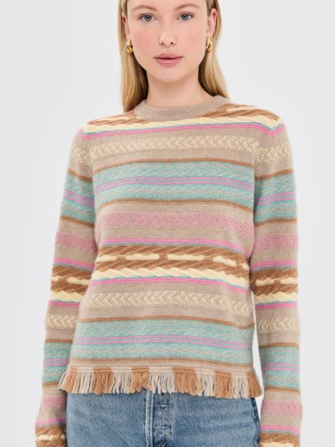 GUEST IN RESIDENCE Western Stripe Crew Pullover