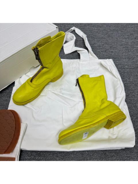 Guidi Guidi 310 front zip yellow boots
