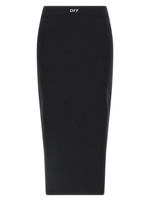 Off-White Logo skirt