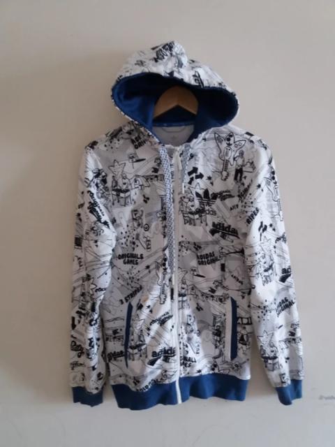 adidas Adidas full printed hoodies celebrate originality/size S