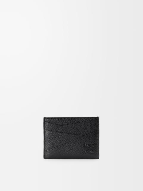 Loewe Puzzle plain cardholder in supple grained calfskin