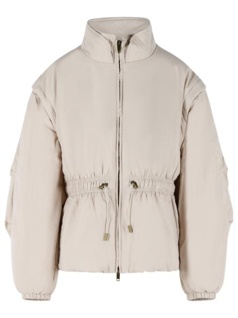 Isabel Marant Étoile Isabel Marant Etoile Dastyni' Beige Polyamide And Cotton Jacket Women