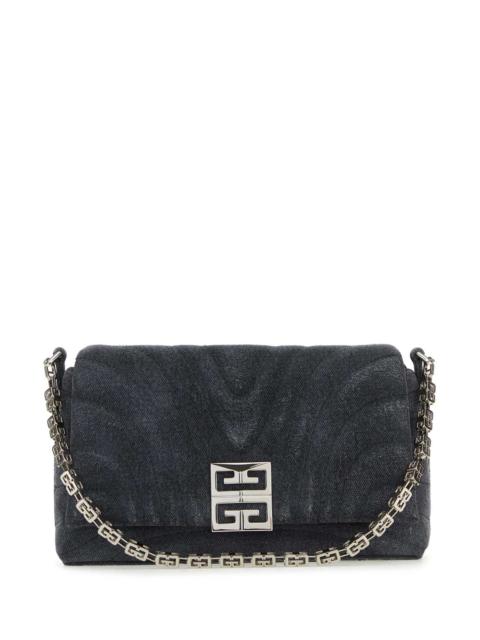 Givenchy Givenchy Women Black Denim Medium 4G Soft Handbag
