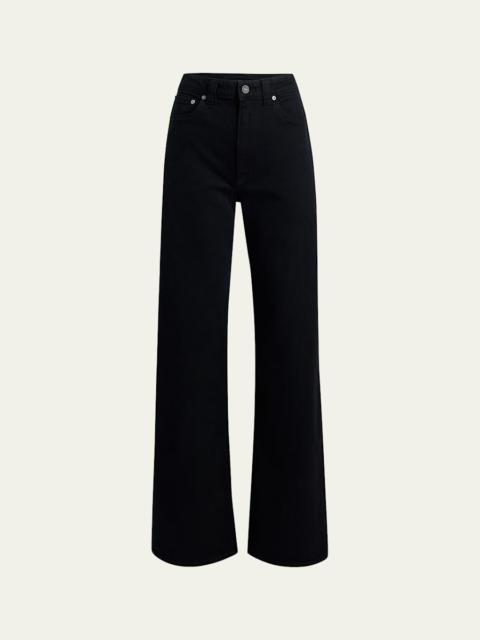KHAITE Dane High-Rise Wide-Leg Jeans