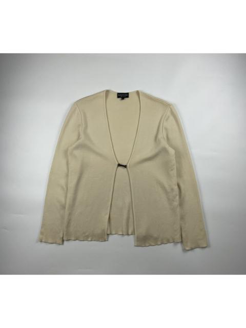 GUCCI Gucci S/S'97 Wool Silk Cashmere Blend Knit Top Cardigan