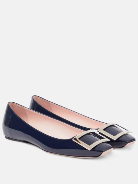 Roger Vivier Trompette patent leather ballet flats