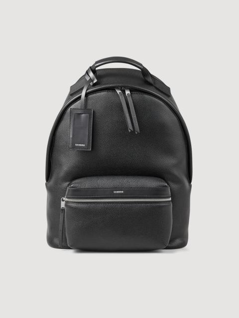 Sandro Coated canvas backpack